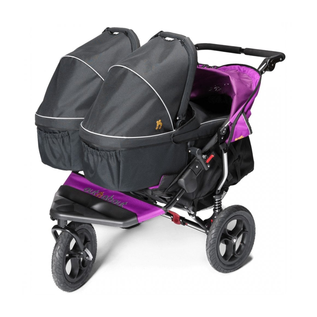 Out'n'About Nipper Double Carrycot Adaptor Twin Carrycots Direct4baby