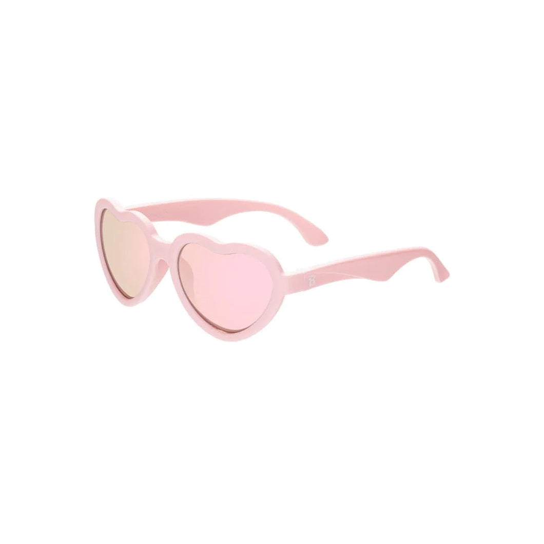 Babiators Original Mirrored Heart Sunglasses - Ballerina Pink - Ballerina Pink / 3-5y (Classic)