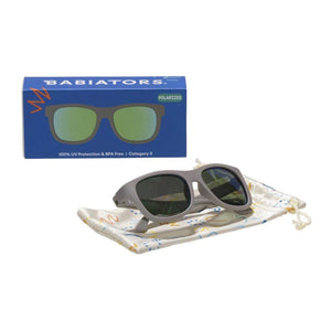 Babiators Polarised Navigator Sunglasses | Graphite Grey - 3-5y (Classic)