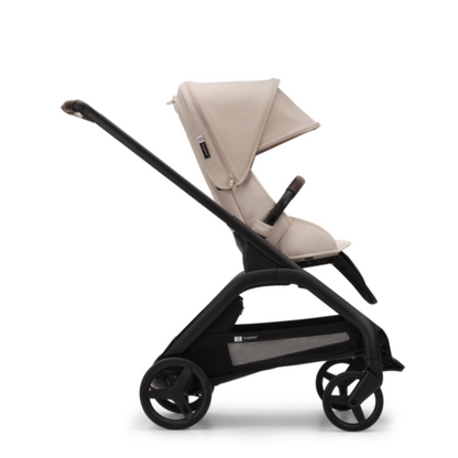 Bugaboo Dragonfly Ultimate Travel System with Turtle Air 360 Car Seat - Black with Desert Taupe