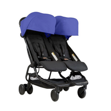 Load image into Gallery viewer, Mountain Buggy Nano Duo Pushchair - Nautical Blue

