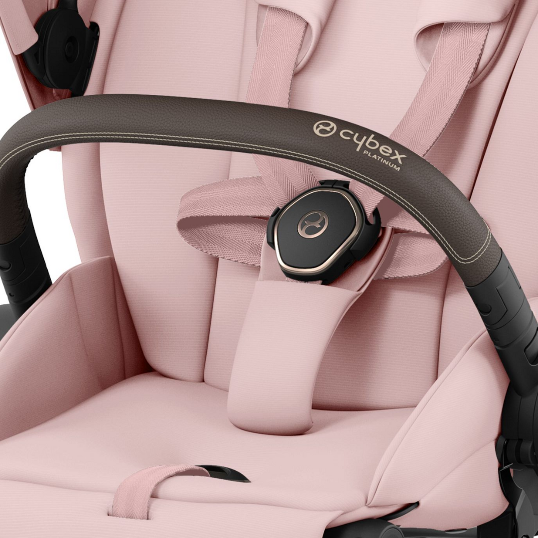 Cybex Priam Pushchair & Cloud T Travel System | Peach Pink & Rose Gold