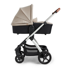 Load image into Gallery viewer, Silver Cross Tide Pushchair &amp; Carrycot | Stone - Silver Chassis
