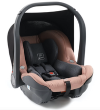 Load image into Gallery viewer, Babystyle Prestige 13 Piece Vogue Travel System - Coral with Black Chassis (Brown Handle)
