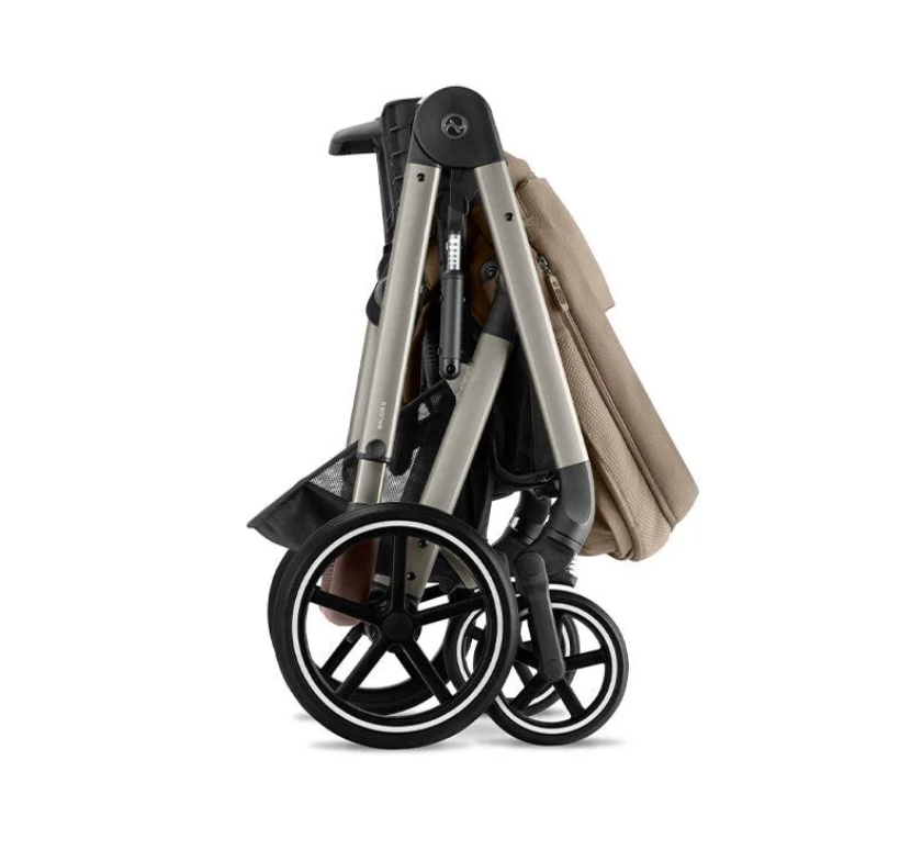 Cybex Balios S Lux Pushchair | Almond Beige on Taupe Chassis