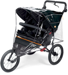 Out'n'About Nipper Sport Double V5 Pushchair | Forest Black