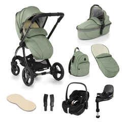 Egg® 2 Luxury Bundle with Maxi-Cosi Pebble 360 Pro Travel System | Seagrass