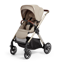 Load image into Gallery viewer, Silver Cross Reef Pushchair, First Bed Folding Carrycot &amp; Cybex Cloud T i-Size Travel Pack - Stone

