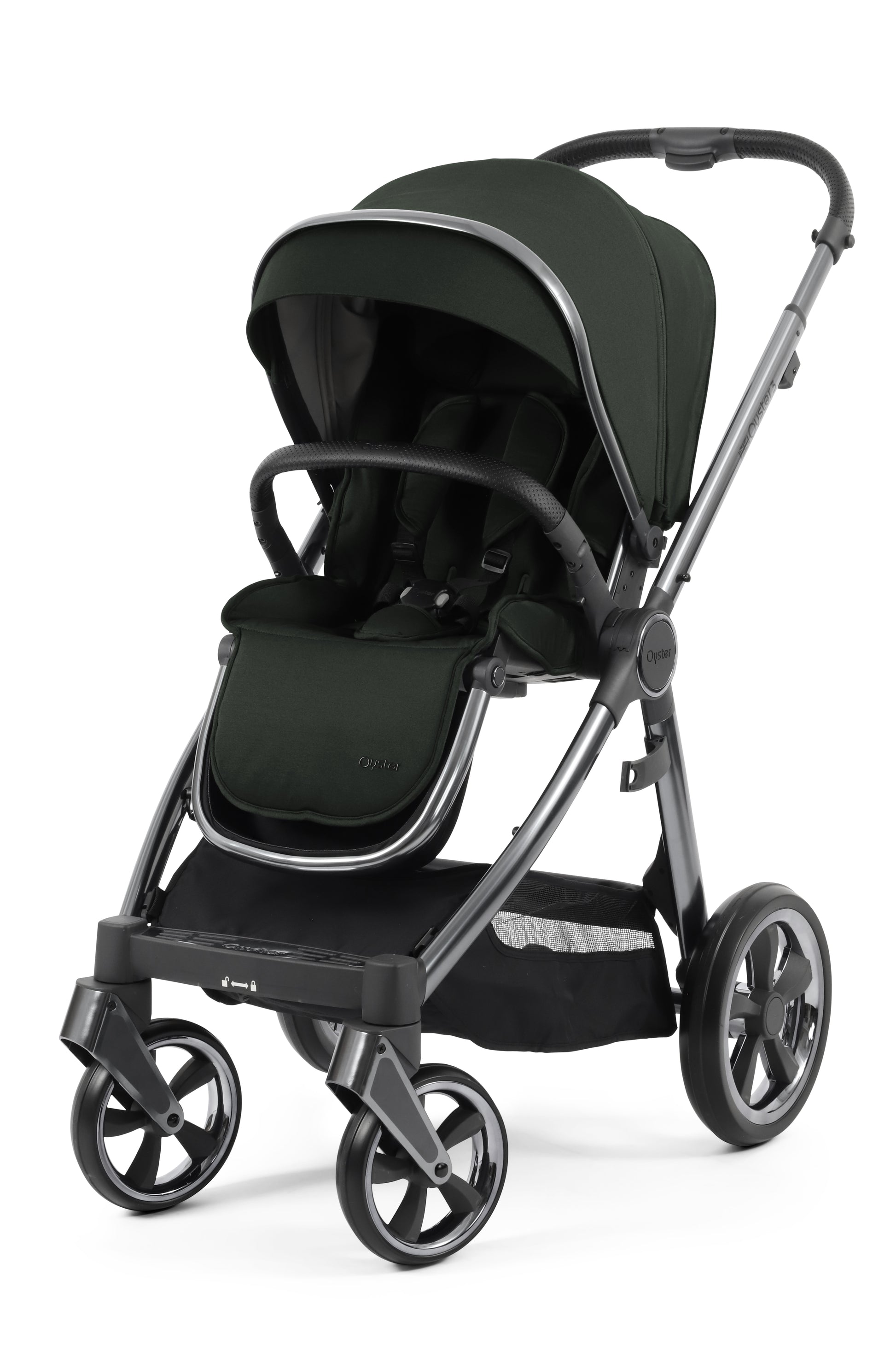 Oyster 3 Ultimate 12 Piece Maxi Cosi Pebble Pro 360 Travel System | Black Olive (Gun Metal Chassis)