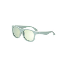 Load image into Gallery viewer, Babiators Original Mirrored Navigator Sunglasses - Seafoam Blue - Seafoam Blue / 3-5y (Classic)
