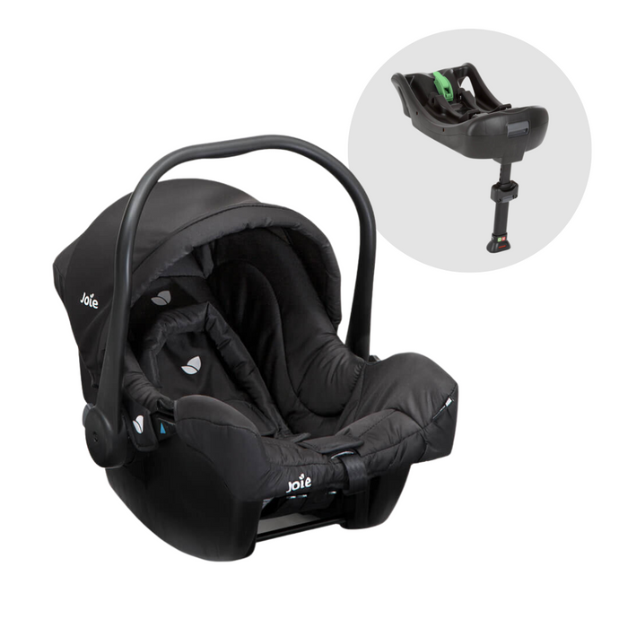 Joie Juva Classic Group 0+ Car Seat & ClickFit Base | Black Ink