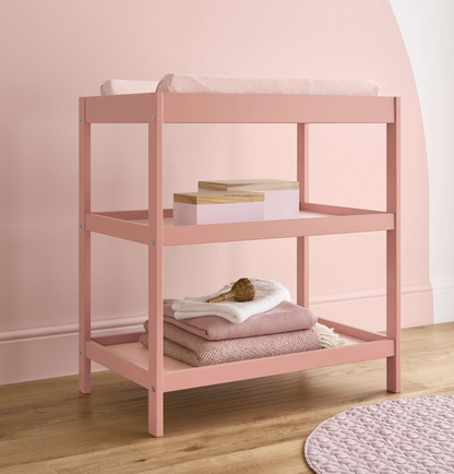 CuddleCo Nola 2 piece Nursery Furniture Set | Soft Blush