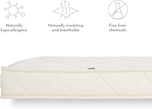 Load image into Gallery viewer, The Little Green Sheep Twist Natural Latex Cot Bed Mattress | 70x140cm
