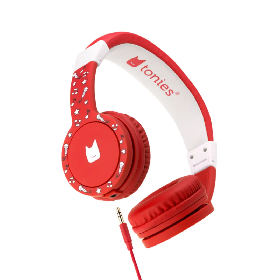 Red headphones shop