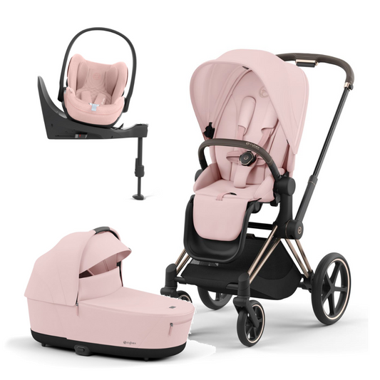 Grey and pink travel system clearance