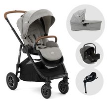 Load image into Gallery viewer, Joie Versatrax On-the-Go Travel System with i-Base Encore | Pebble
