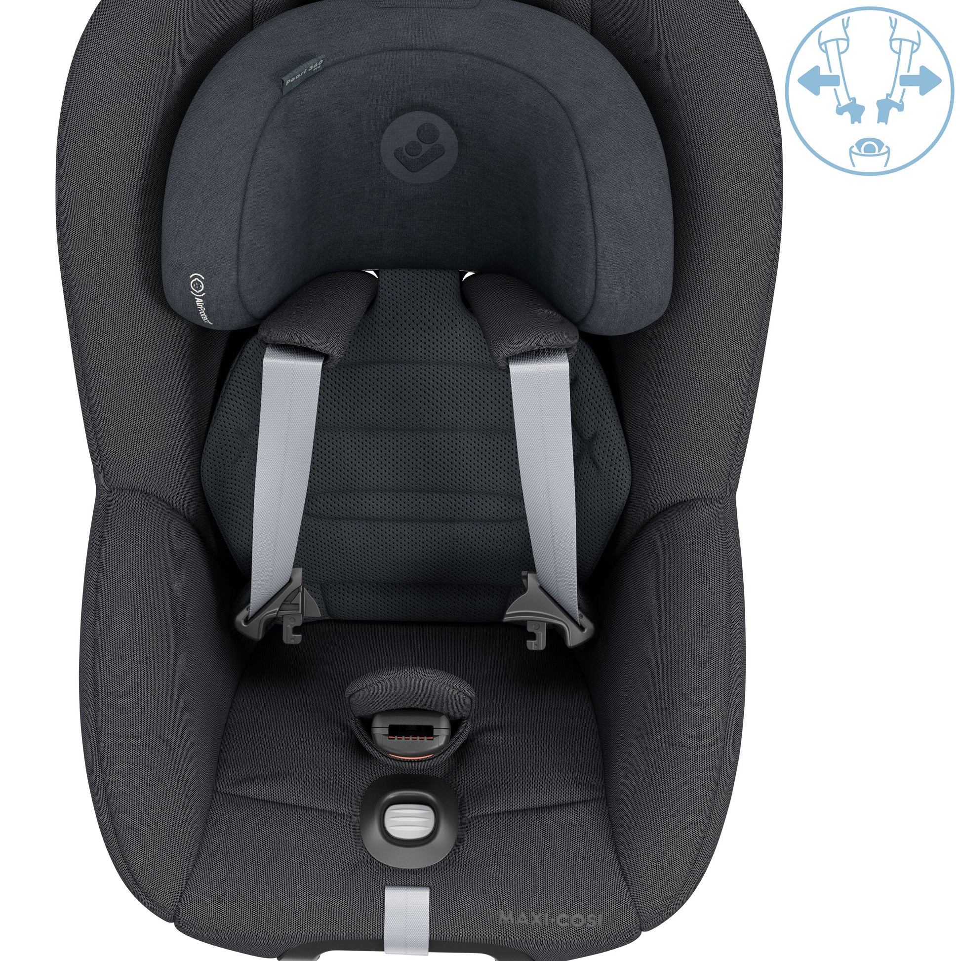Maxi Cosi Pearl 360 Pro Car Seat & Base  | Authentic Graphite
