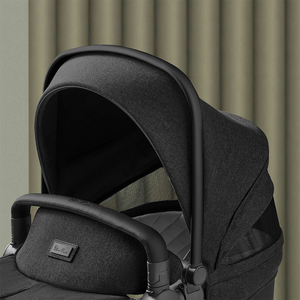 Silver Cross Wave Double Pushchair & Carrycot - Onyx Black
