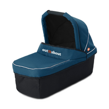 Load image into Gallery viewer, Out&#39;n&#39;About Nipper Single V5 Travel System with Maxi-Cosi Cabriofix i-Size | Highland Blue

