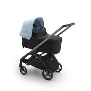 Bugaboo Dragonfly Ultimate Bundle with Turtle 360 Car Seat - Graphite/Midnight Black with Skyline Blue