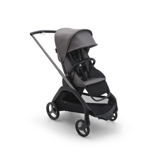 Bugaboo Dragonfly Ultimate Bundle with Turtle 360 Car Seat - Graphite with Grey Melange
