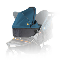 Load image into Gallery viewer, Out&#39;n&#39;About Double Carrycot | Highland Blue
