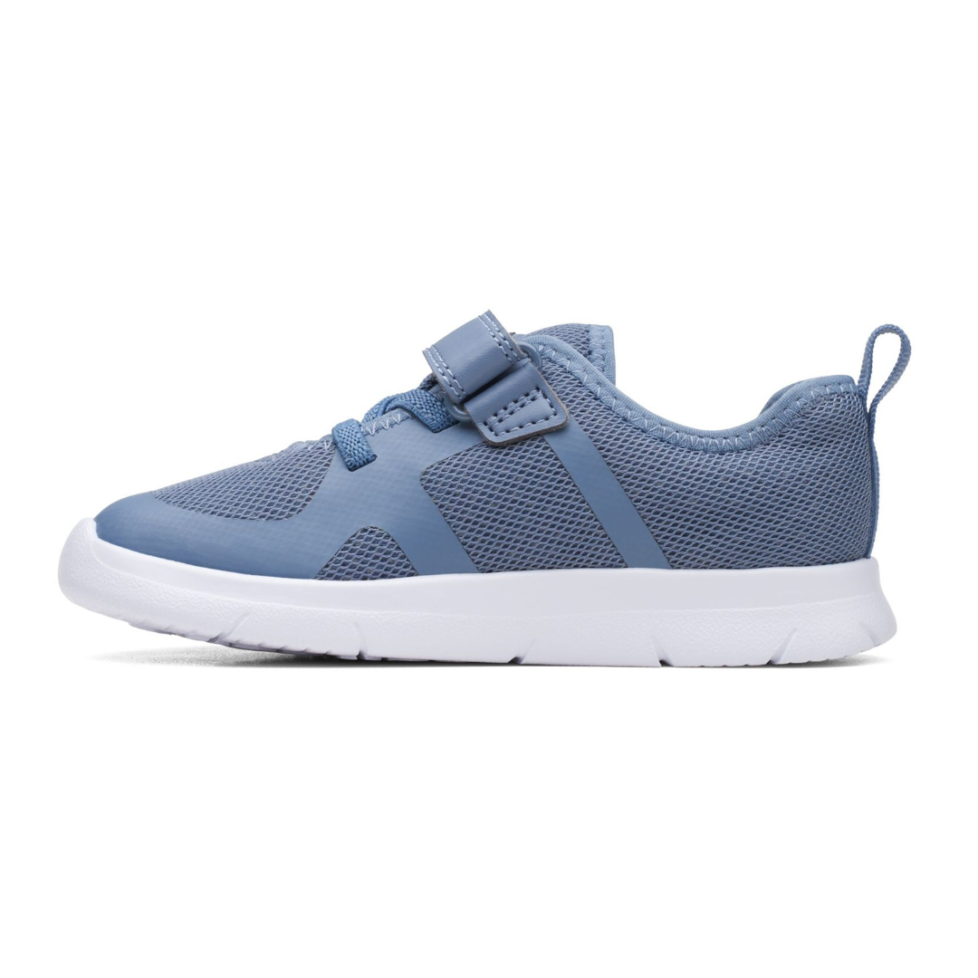 Clarks Ath Flux Toddler Trainers | Light Blue