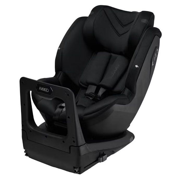 Axkid Spinkid 180 i-Size Car Seat | 40cm - 105cm | Tar Black