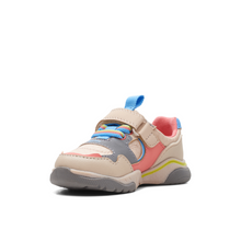 Load image into Gallery viewer, Clarks Feather Jump Toddler Trainers | Neutral | Size 5 F
