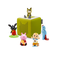 Tonies Starter Box & 4 Toddler Favourites Audio Character Bundle | Green