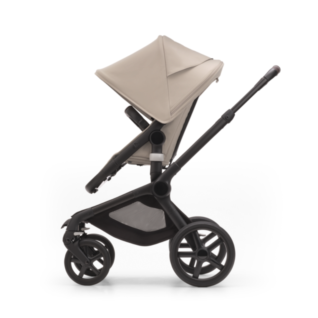 Bugaboo Fox 5 Complete Pushchair & Carrycot | Black & Desert Taupe