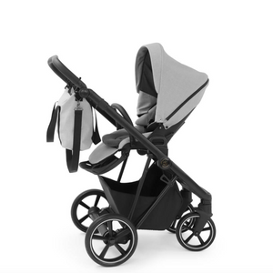 Babystyle Prestige 13 Piece Vogue Travel System - Flint Grey with Black Chassis (Black Handle)