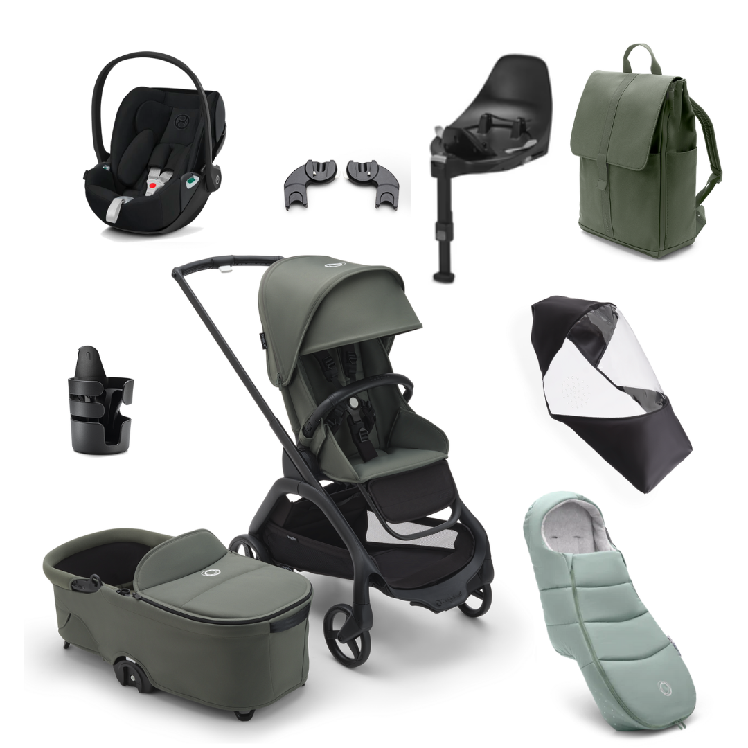 Bugaboo Dragonfly Ultimate Bundle with Cybex Cloud T Car Seat