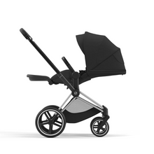Load image into Gallery viewer, Cybex Priam Pushchair &amp; Lux Carrycot | Sepia Black &amp; Chrome (Black Handle)
