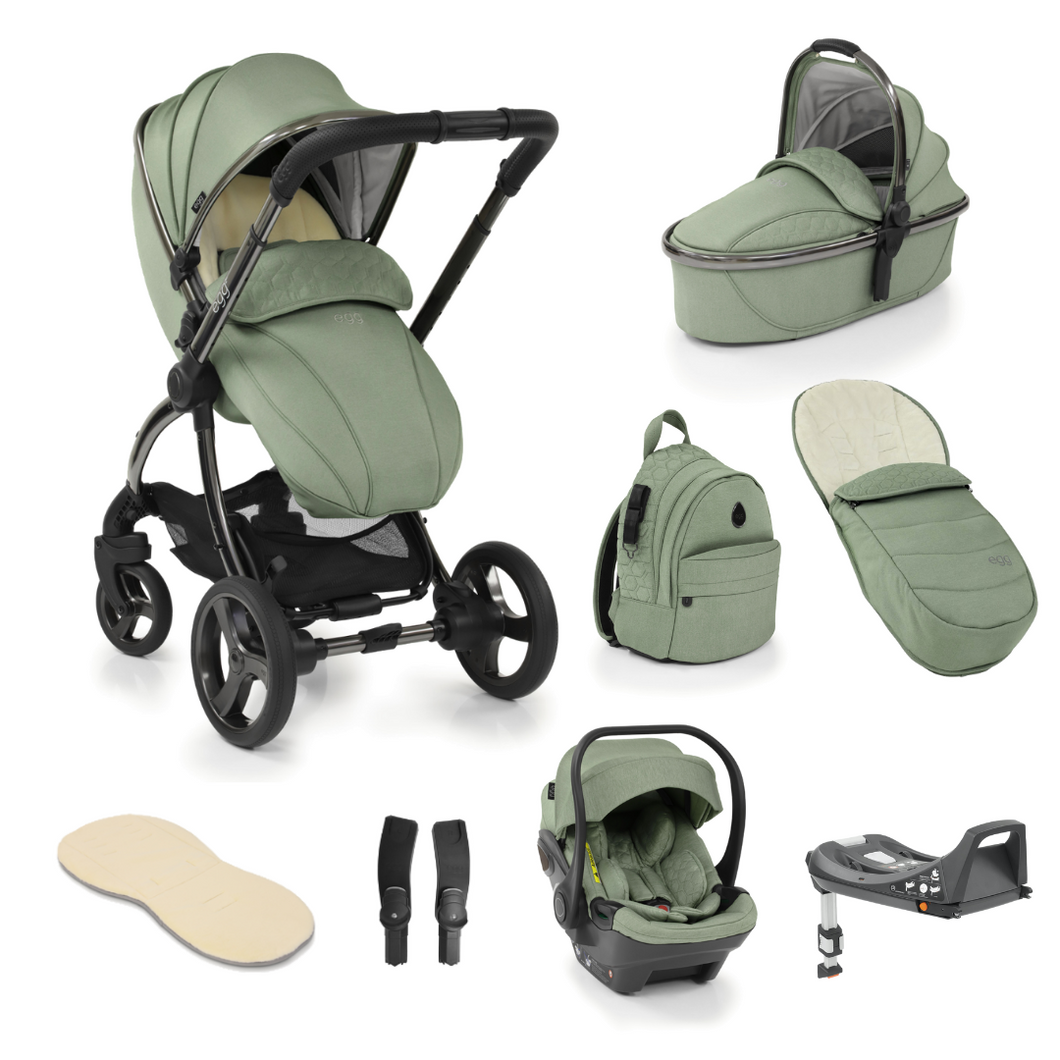 Egg quantum grey changing top bag