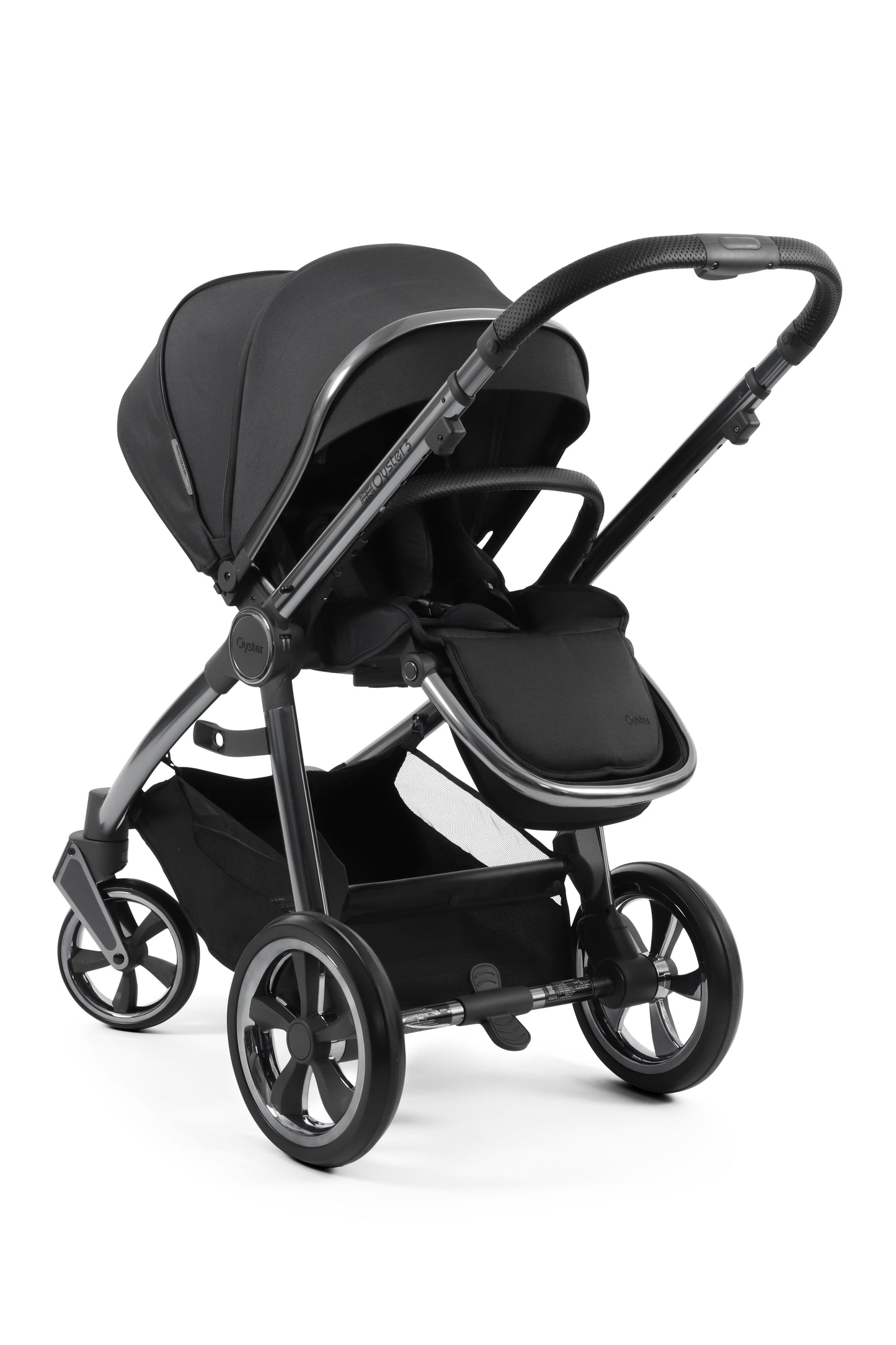 Oyster 3 Pushchair | Carbonite (Gun Metal Chassis)