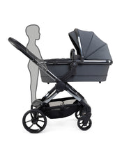 Load image into Gallery viewer, iCandy Peach 7 Pushchair &amp; Carrycot Complete Car Seat Bundle - Dark Grey | Phantom

