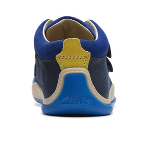 Clarks Noodle Play Toddler Shoes | Navy Combi | Size 3 F