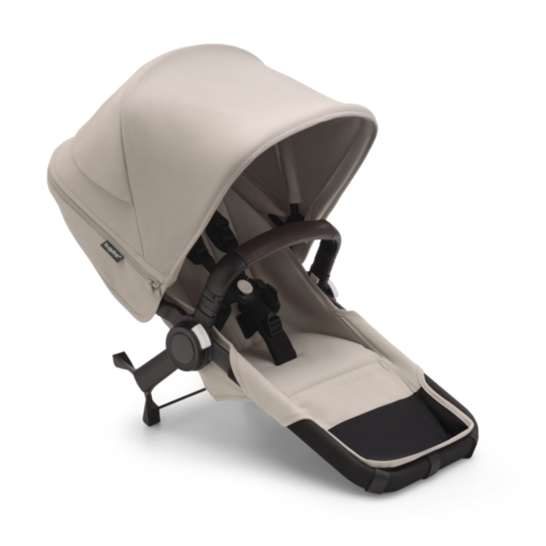 Bugaboo Donkey 5 Duo Pushchair & Carrycot with Maxi-Cosi Cabriofix i-Size Travel System- Black & Desert Taupe