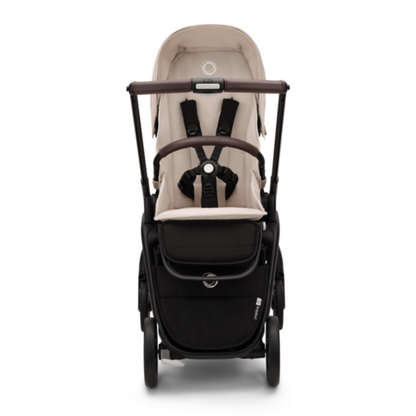 Bugaboo Dragonfly Ultimate Travel System with Cybex Cloud T Car Seat - Black with Desert Taupe