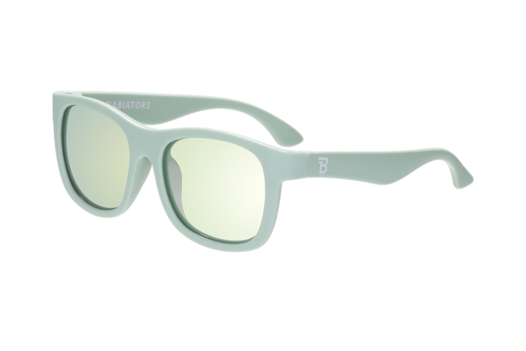 Babiators Original Mirrored Navigator Sunglasses | Seafoam Blue - 0-2y (Junior)