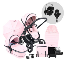 Load image into Gallery viewer, iCandy Peach 7 Pushchair &amp; Maxi Cosi Pebble 360 PRO Travel System Bundle | Blush on Phantom
