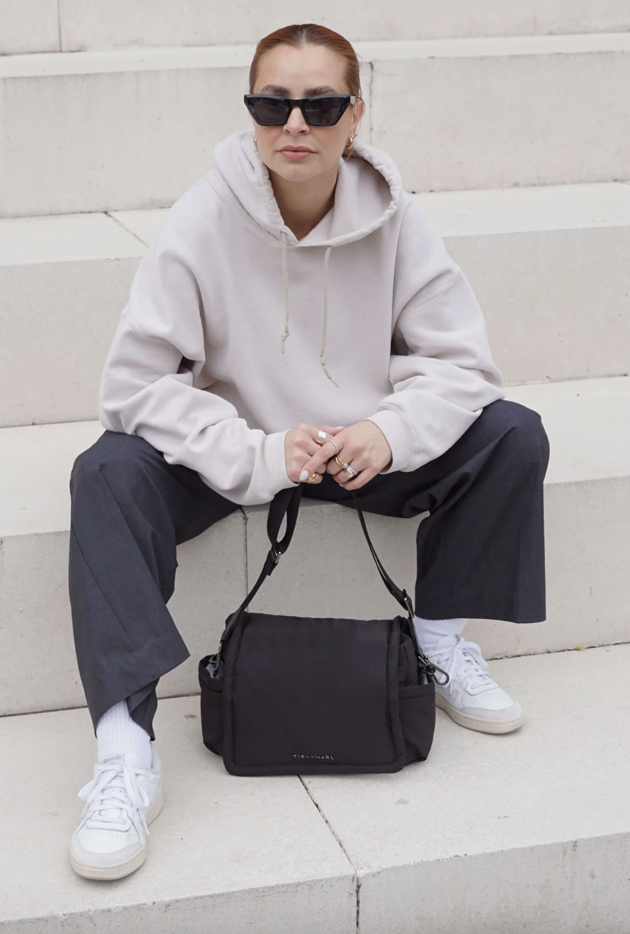 Tiba & Marl Nova Eco Compact Changing Bag Black Direct4baby