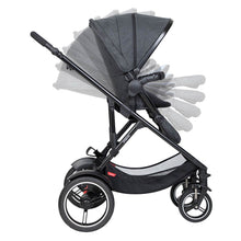 Load image into Gallery viewer, Phil &amp; Teds Voyager V6 Pushchair with Carrycot Bundle |Black
