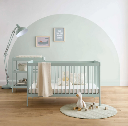 CuddleCo Nola 2 Piece Nursery Furniture Set | Sage Green