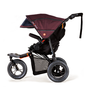 Out'n'About Nipper Single Travel System with Maxi-Cosi Pebble 360 Pro Car Seat | Brambleberry Red