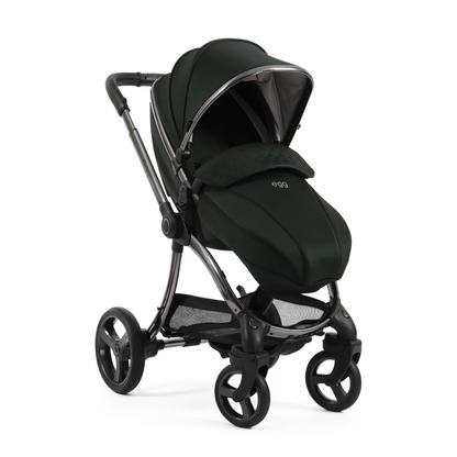 Egg 3 Stroller Luxury Travel System with Cybex Cloud T Car Seat | Black Olive