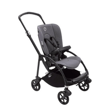 Load image into Gallery viewer, Bugaboo Bee6 Base &amp; Style Pack -Grey Melange on Black (no hood)
