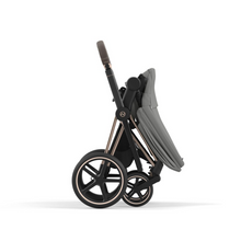 Load image into Gallery viewer, Cybex Priam Pushchair &amp; Lux Carrycot | Mirage Grey &amp; Rose Gold
