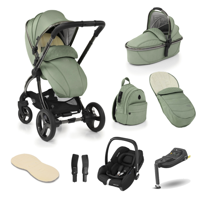 Egg® 2 Luxury Bundle with Maxi-Cosi Cabriofix i-Size Travel System - Seagrass